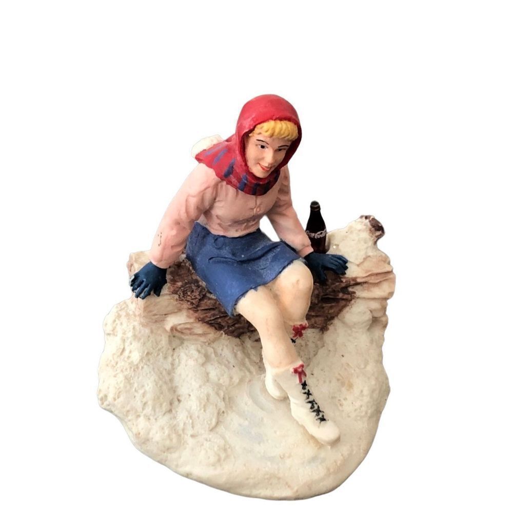Vintage Coca Cola Town Square Figurine